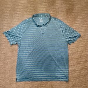 Tommy Bahama Palm Coast IslandZone XXXL Polo Shirt Striped Performance Golf Men